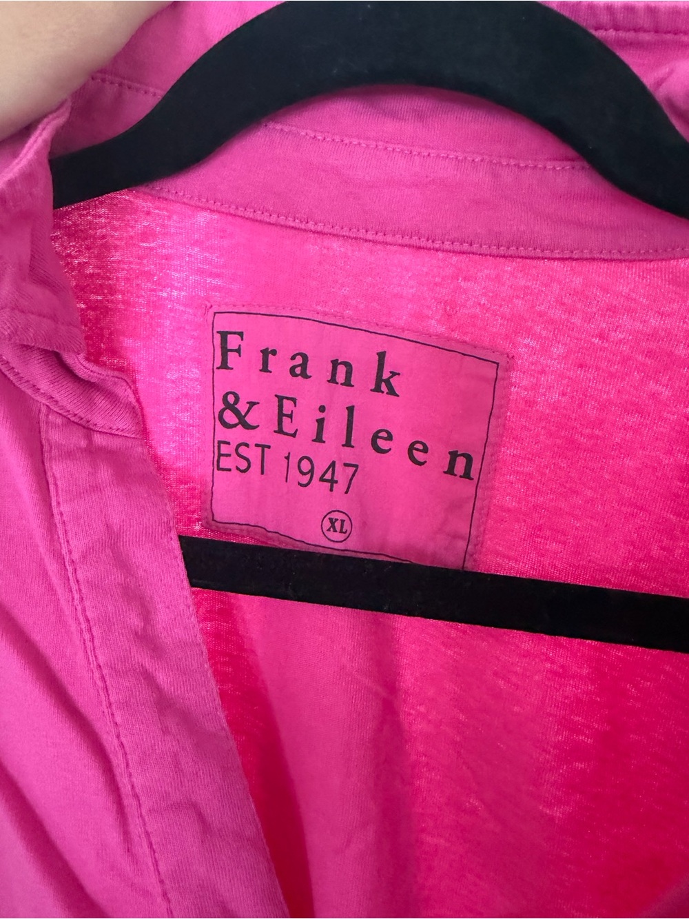 Frank & Eileen Hot Pink Polo Tunic - Picture 2 of 2